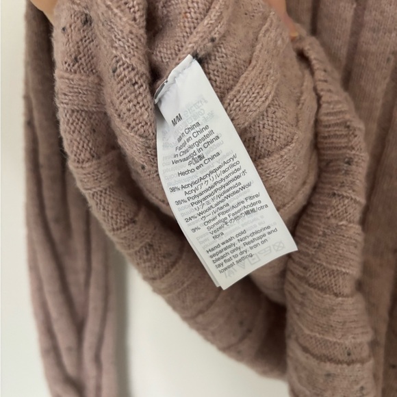 Madewell Donegal Evercrest Turtleneck mock neck Sweater medium - Picture 6 of 6